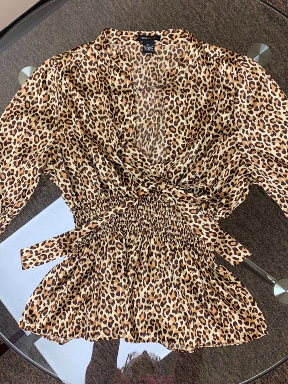 Leopard Print Blouse